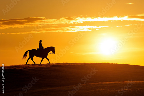 silhouette of a camel