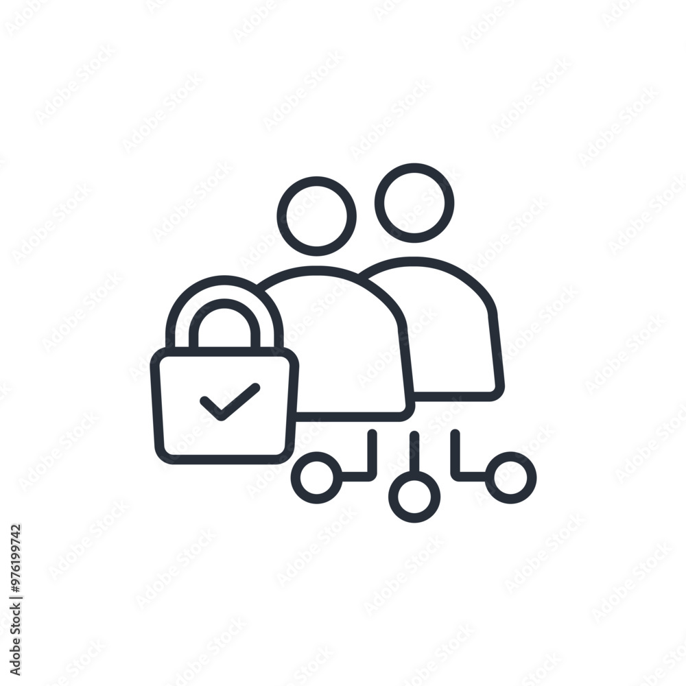 confidentiality icon. vector.Editable stroke.linear style sign for use web design,logo.Symbol illustration. confidentiality icon. vector.Editable stroke.linear style sign for use web design,logo.Symbol illustration.