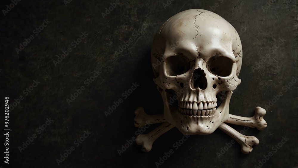 Skull and crossbones. Skull and crossbones.