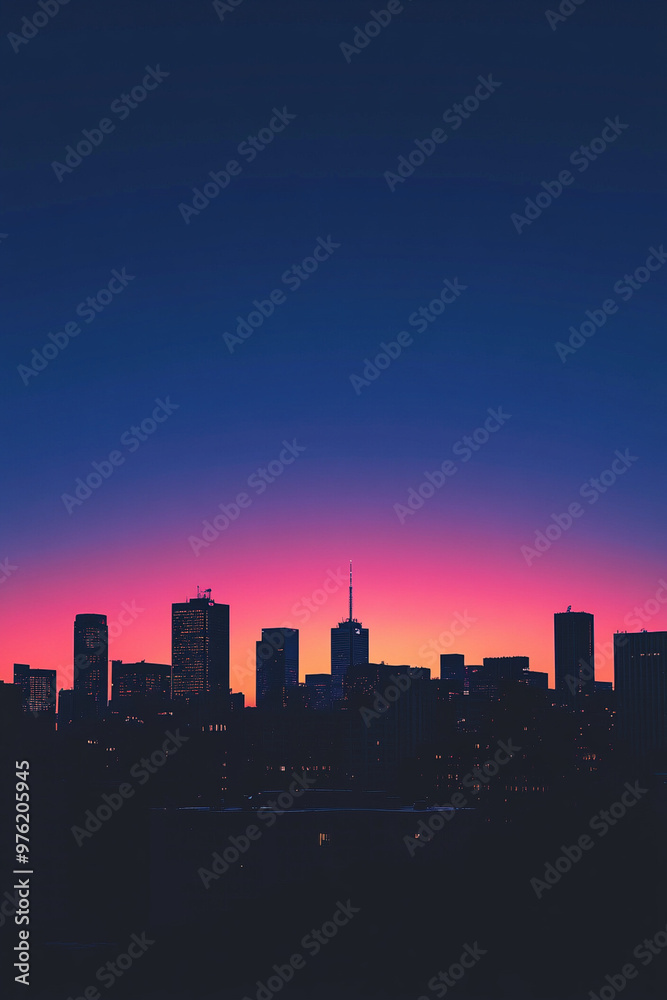 Skyline einer Großstadt Skyline einer Großstadt