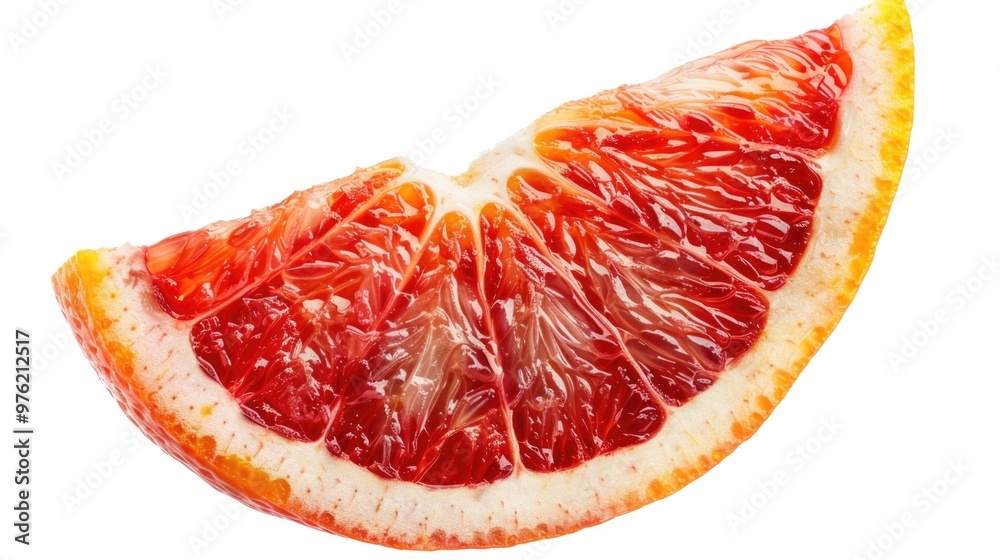 Fresh grapefruit sliced open revealing its juicy insides Fresh grapefruit sliced open revealing its juicy insides