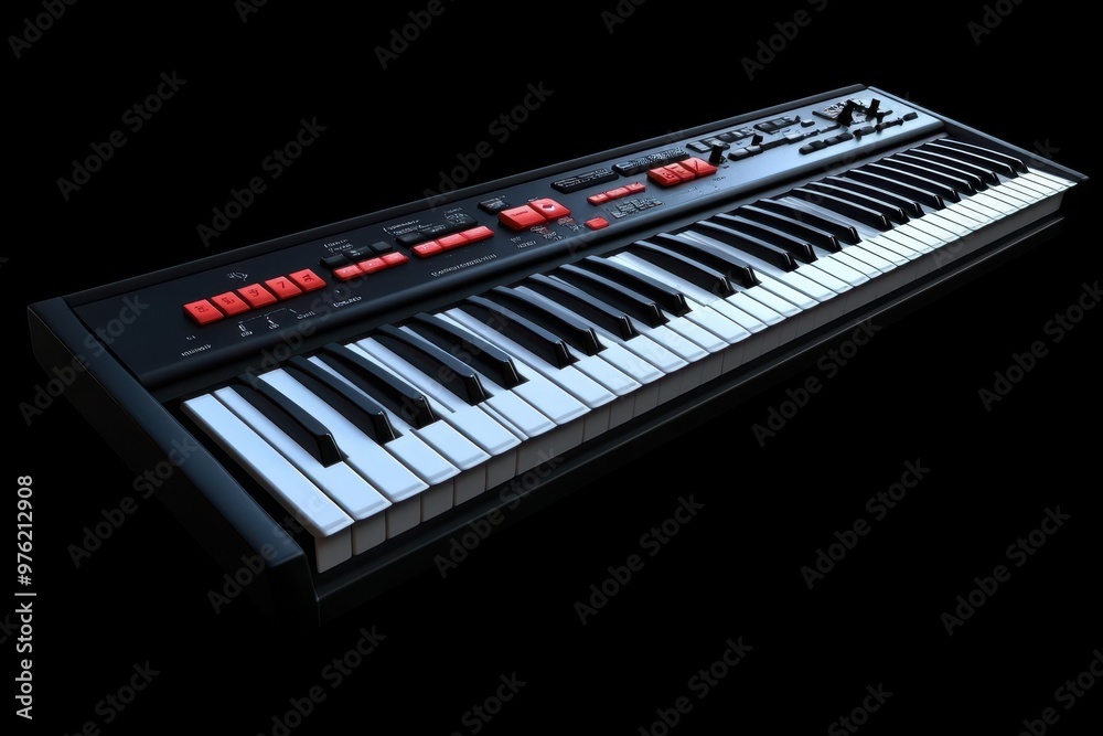 a keyboard with a black background a keyboard with a black background
