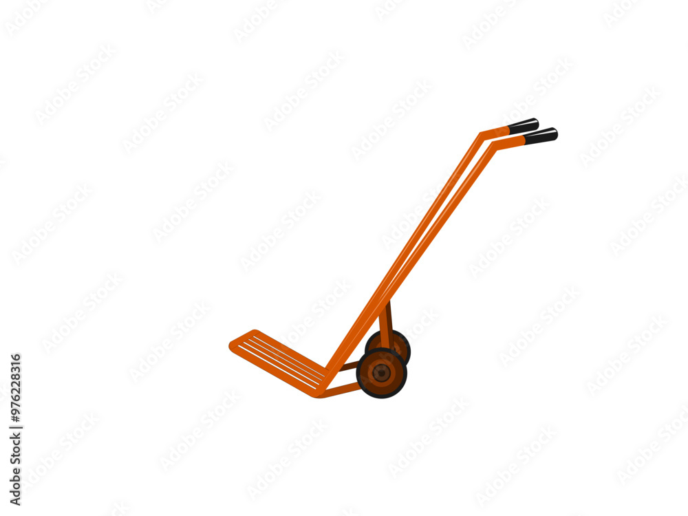 Agricultural cart on white background. Agricultural cart on white background.