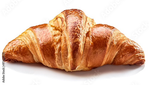 croissant isolated on white background