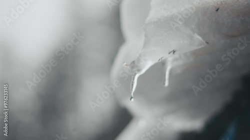 Melting snow