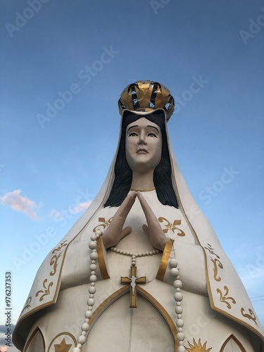 Religious monument to lady Virgen del Valle, Carupano, patroness of the island and the fishermen photo