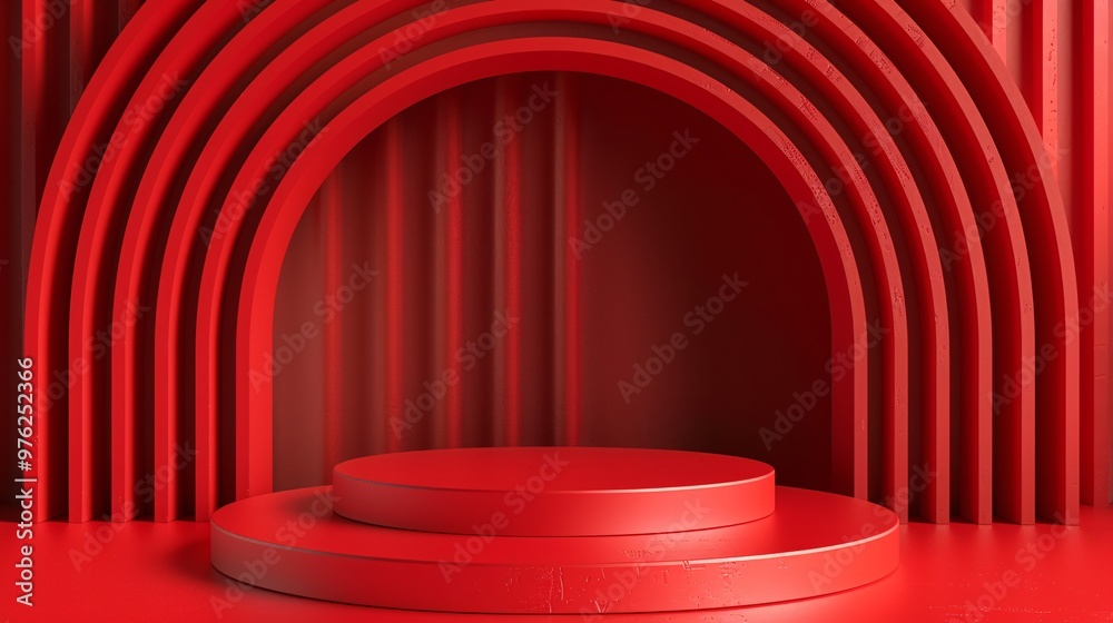 Geometry shape podium background for product