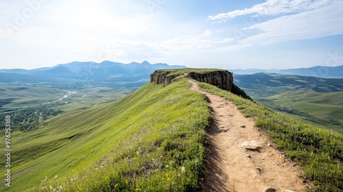 The Cliffside Trail: A daring hike leads adventurers along a narrow trail with breathtaking views. 