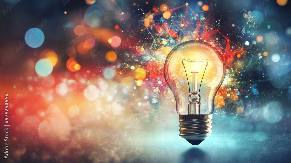 Conceptual image showcasing a light bulb symbolizing genius marketing and creative business strategies. Conceptual image showcasing a light bulb symbolizing genius marketing and creative business strategies.