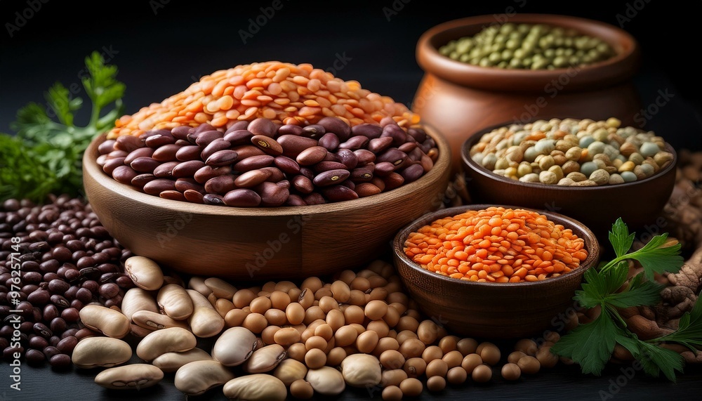 Naklejka premium legumes