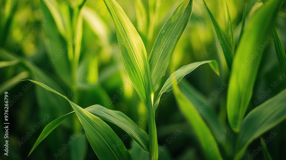 Stylized corn stalk, vertical line with husks Stylized corn stalk, vertical line with husks