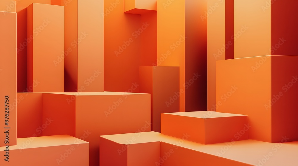 3d rendering of Orange и Taupe abstract geometric background. Scene for advertising, technology, showcase, banner, game, sport, cosmetic, business, metaverse. Sci-Fi Illustration. Product display 3d rendering of Orange и Taupe abstract geometric background. Scene for advertising, technology, showcase, banner, game, sport, cosmetic, business, metaverse. Sci-Fi Illustration. Product display
