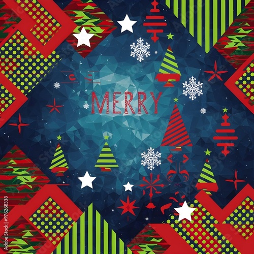 Wallpaper Mural seamless christmas pattern Torontodigital.ca