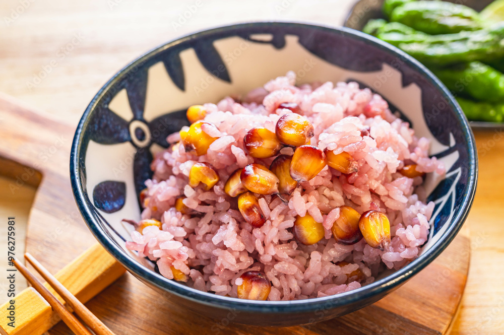 赤いトウモロコシご飯 赤いトウモロコシご飯