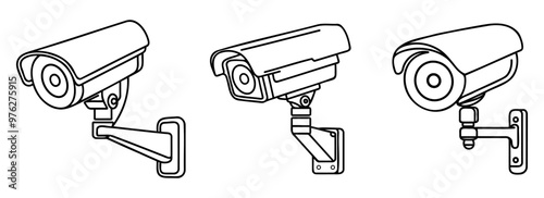 set street surveillance camera icon isolated. Vector illustration