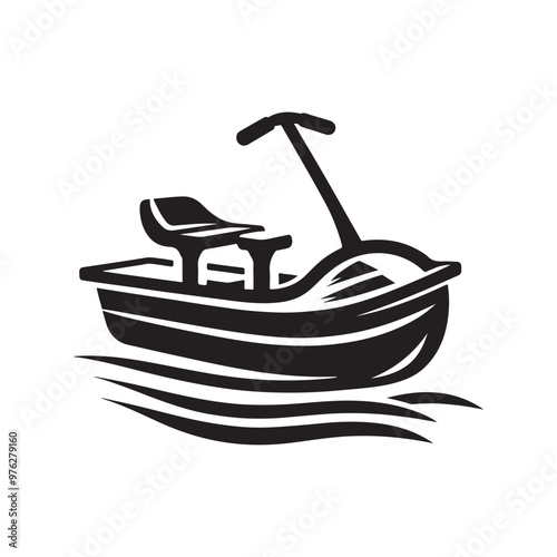 Pedal Boat Silhouette Vector Illustrations – Download High-Quality Graphics