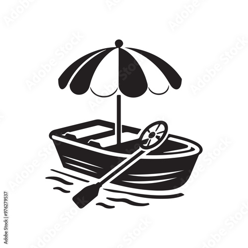 Pedal Boat Silhouette Vector Illustrations – Download High-Quality Graphics