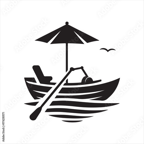 Pedal Boat Silhouette Vector Illustrations – Download High-Quality Graphics