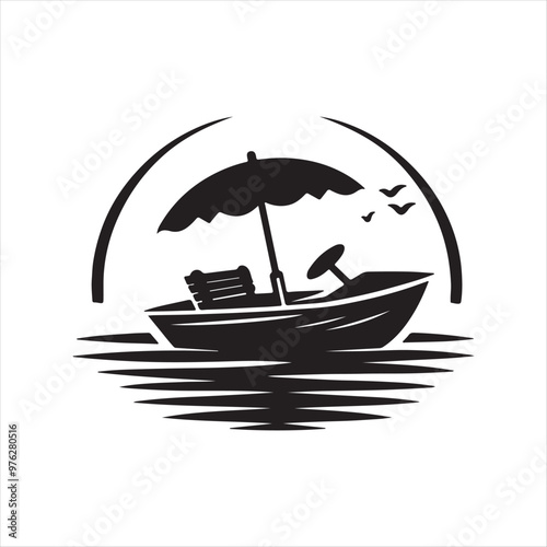 Pedal Boat Silhouette Vector Illustrations – Download High-Quality Graphics