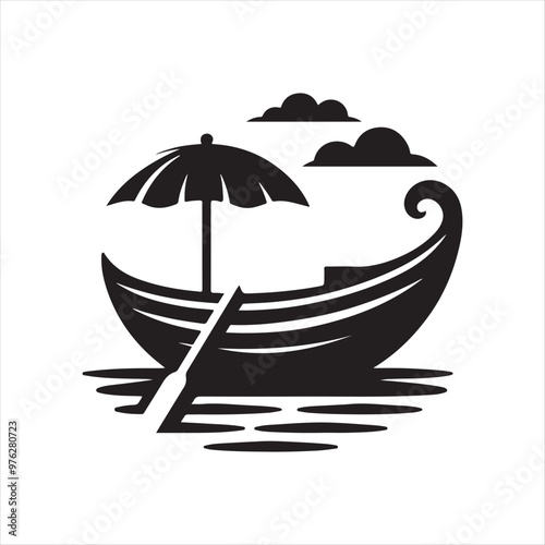 Pedal Boat Silhouette Vector Illustrations – Download High-Quality Graphics
