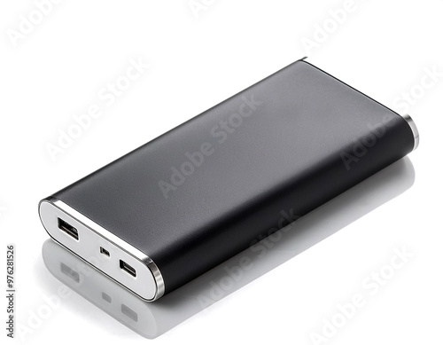 power bank isolated on white background