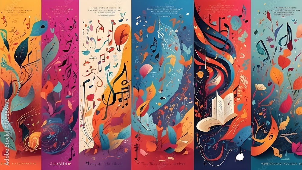 music notes background music notes background