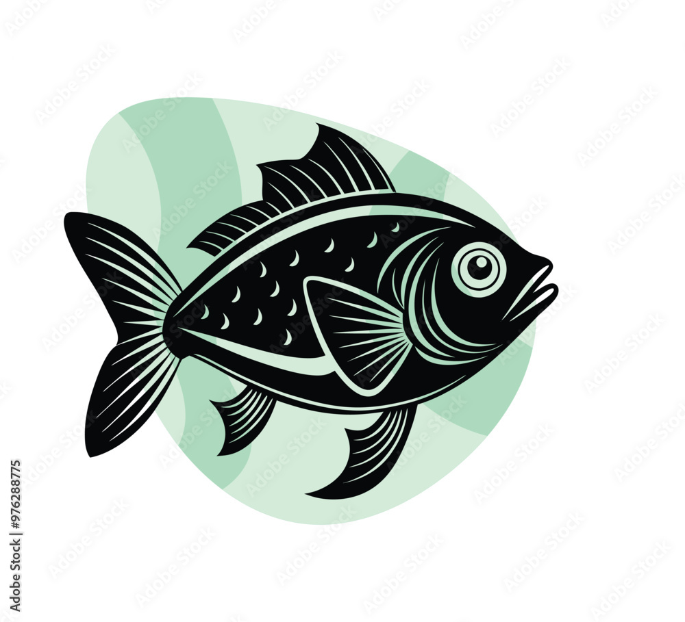 Gold Fish silhouette eps format vector illustration on a white background eps format Gold fish for tshirt Gold Fish silhouette eps format vector illustration on a white background eps format Gold fish for tshirt