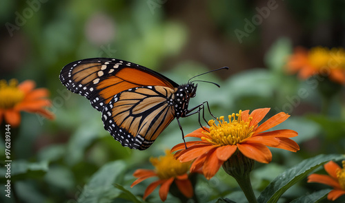 beautiful flower with butterfly new look