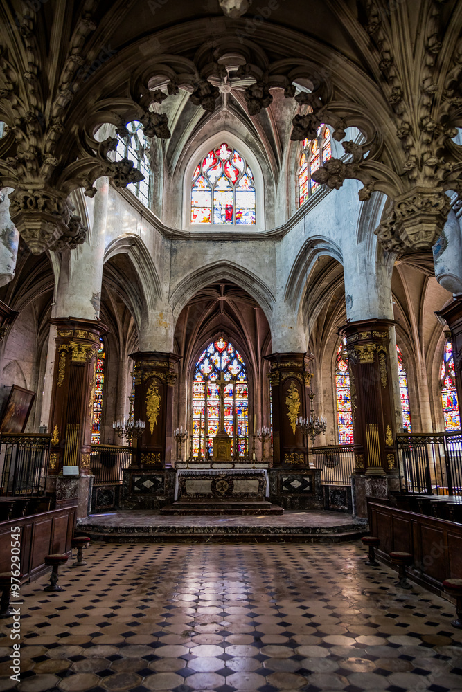 Fototapeta premium Église Sainte-Madeleine de Troyes