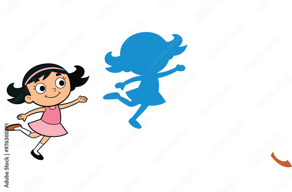 Beautiful cute little girl dancing Beautiful cute little girl dancing