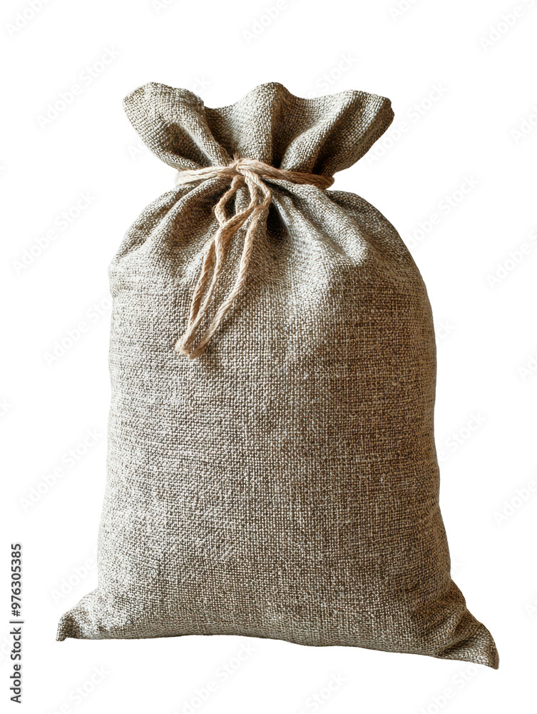 Bag of sand isolated on a transparent background. Bag of sand isolated on a transparent background.