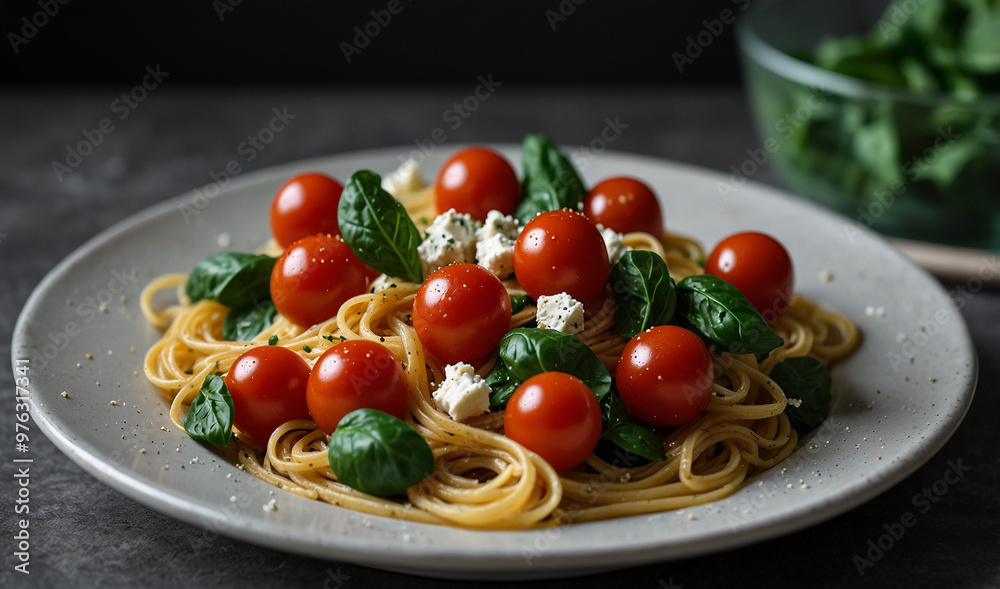 spaghetti with new style spaghetti with new style