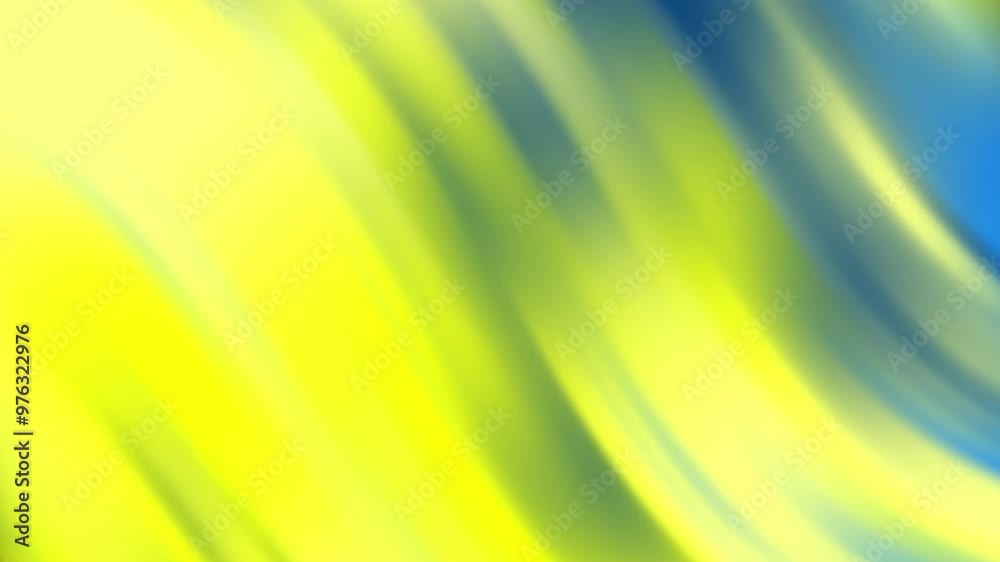 Vertical blurry lines in blue, green, and yellow colors. Suitable for abstract backgrounds or vibrant graphic designs with a colorful twist.
