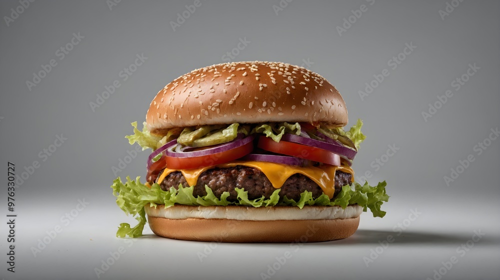 King burger on with background King burger on with background