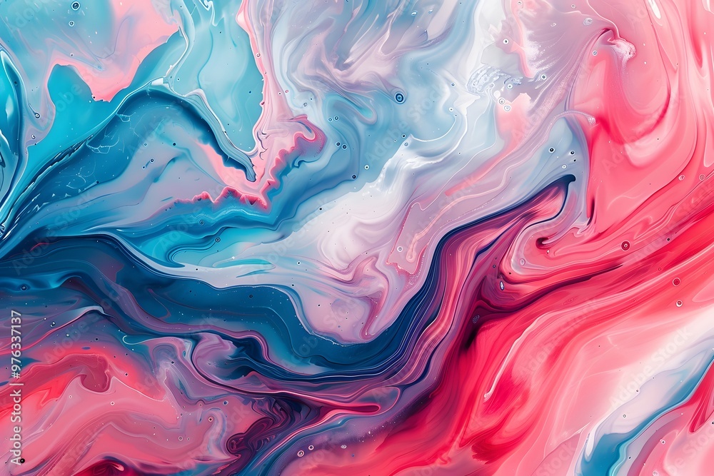Vibrant Swirls of Color in Abstract Fluid Art Vibrant Swirls of Color in Abstract Fluid Art