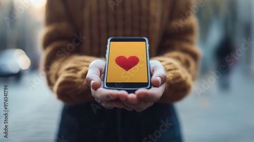 Hand Holding Mobile Phone Displaying Donation to Online Volunteer Program - Concept of Digital Charity, Community Support, and Modern Philanthropy