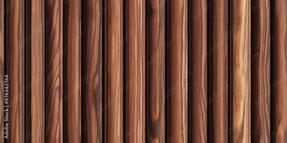 This seamless pattern of elegantly crafted brown fluted wood panels is ideal for both acoustic use and creating beautiful backgrounds in design projects, effortlessly enhancing their appeal This seamless pattern of elegantly crafted brown fluted wood panels is ideal for both acoustic use and creating beautiful backgrounds in design projects, effortlessly enhancing their appeal
