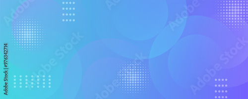 Modern banner background. colorful, blue and purple gradations, circles, eps 10