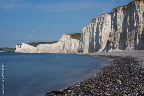 Cliffs of the Seven Sisters, East Sussex, England photo