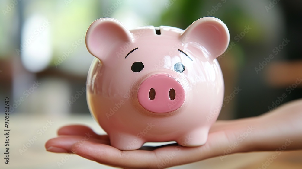 A sad piggy bank held in a hand, symbolizing growth trends, savings planning, and investment strategies.
A sad piggy bank held in a hand, symbolizing growth trends, savings planning, and investment strategies.
