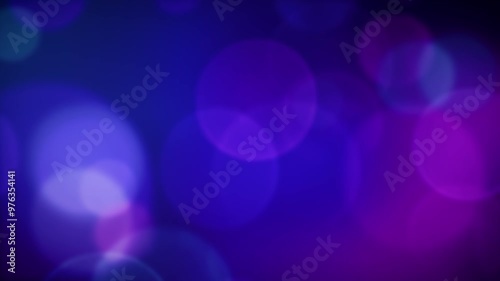Abstract orbs Blue Violet Background 4k 60fps
