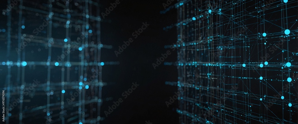 Abstract Digital Connections with Data and Blockchain Technology Abstract Digital Connections with Data and Blockchain Technology