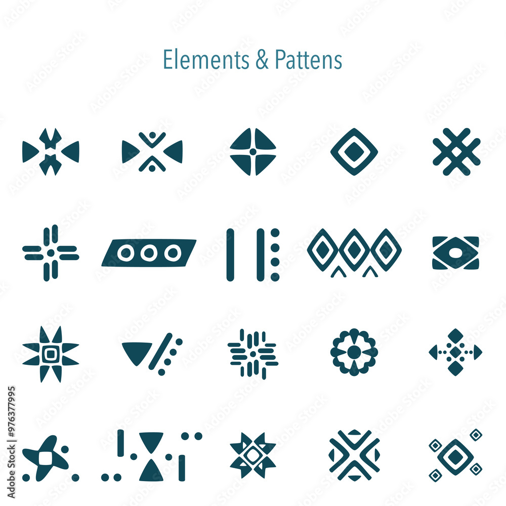 Vector illustration of geometric patterns, elements, and gestures. Retro abstract design, embroidery, collection of contemporary shapes for decoration, fabric patterns, backgrounds, rugs, and clothing Vector illustration of geometric patterns, elements, and gestures. Retro abstract design, embroidery, collection of contemporary shapes for decoration, fabric patterns, backgrounds, rugs, and clothing