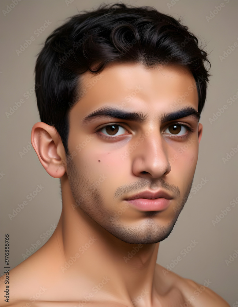 Picture of a young man with a smile face Picture of a young man with a smile face