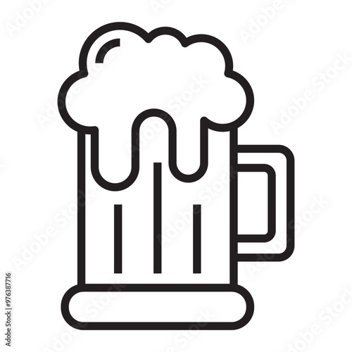 Beer Mug line icon