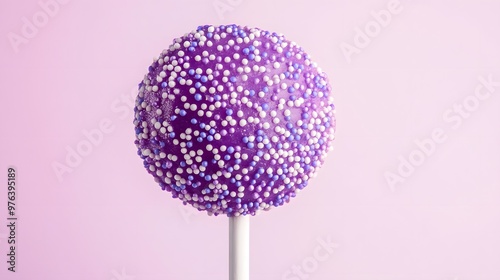 Purple Candy Pop on White