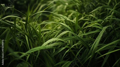 Close-up of tall grass. Nature grass background