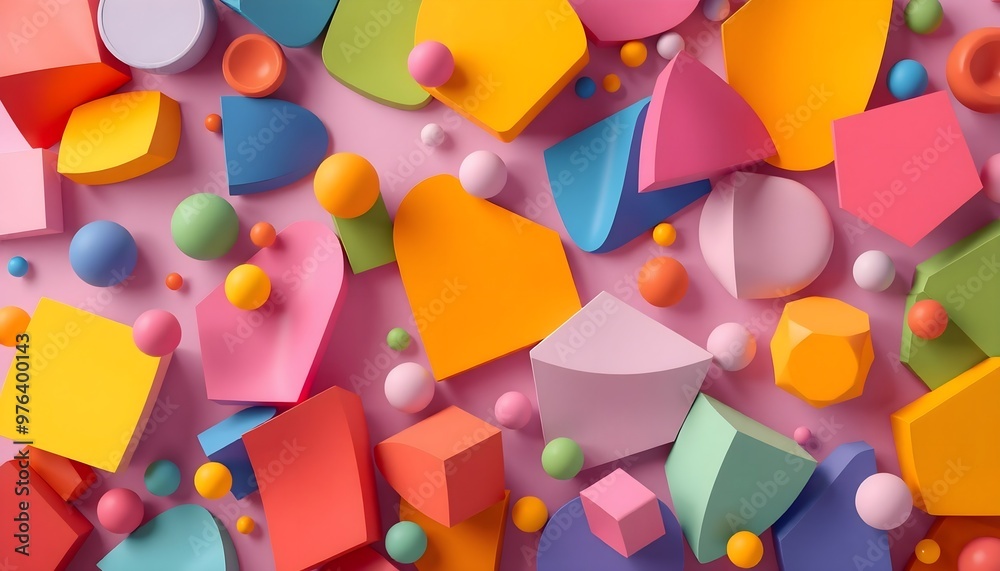 Luminous Geometric 3D Design. Luminous Geometric 3D Design.