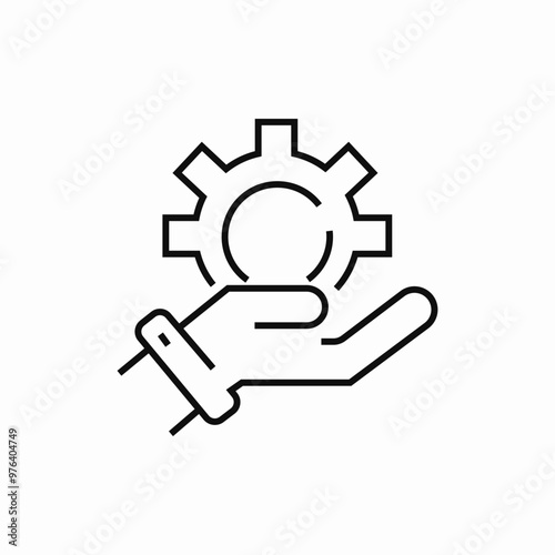 settings care icon sign vector