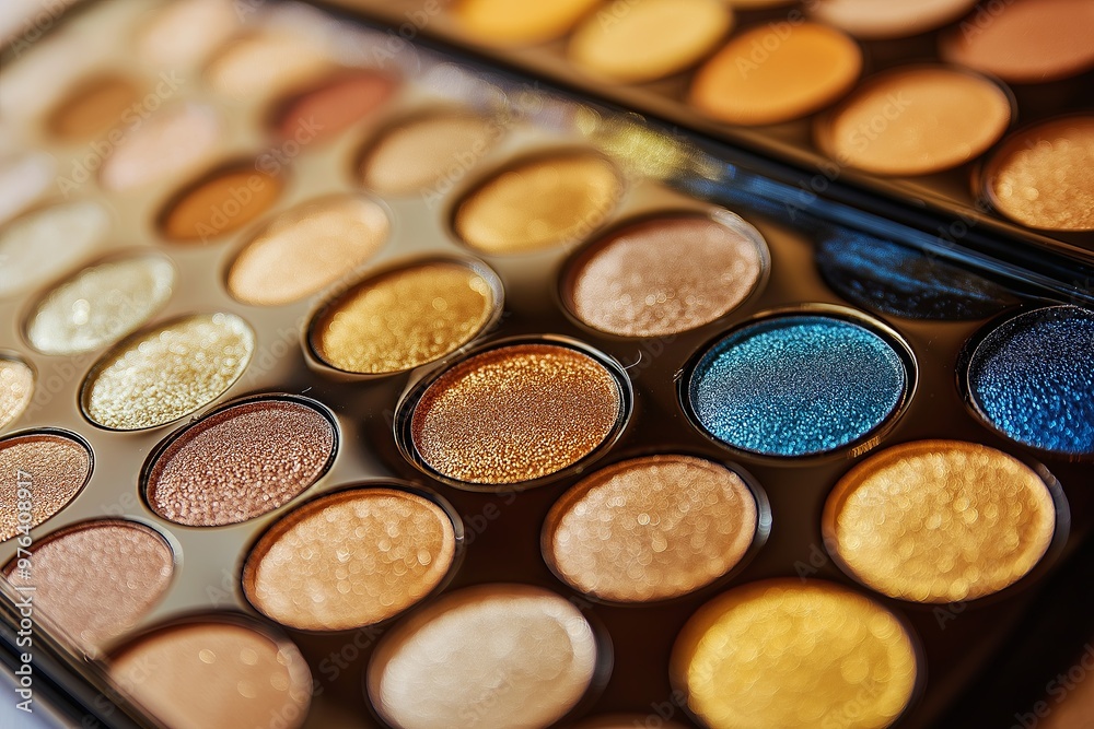 eye shadow palette, product photography eye shadow palette, product photography